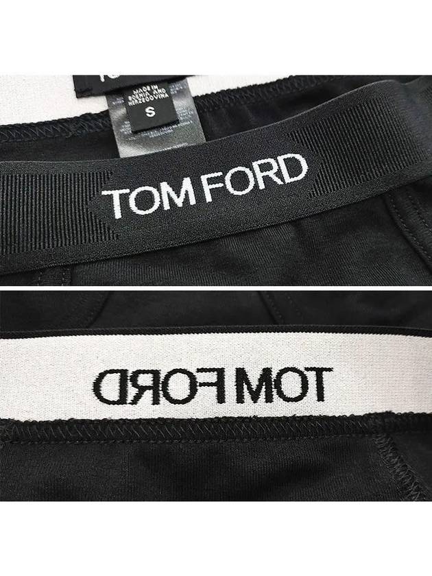 Men's Classic Fit Boxer Briefs Black - TOM FORD - BALAAN 5