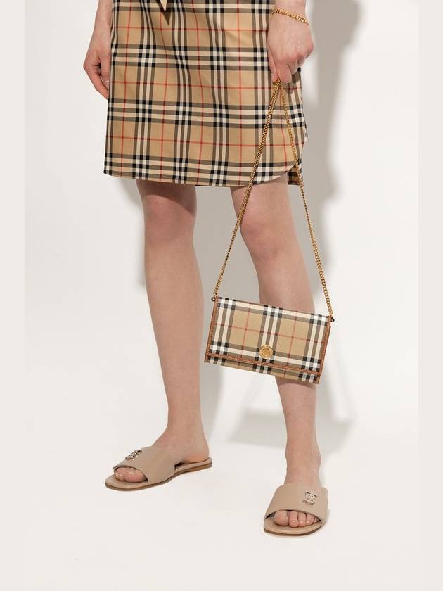 Vintage Check Chain Mini Cross Bag Archive Beige - BURBERRY - BALAAN 5