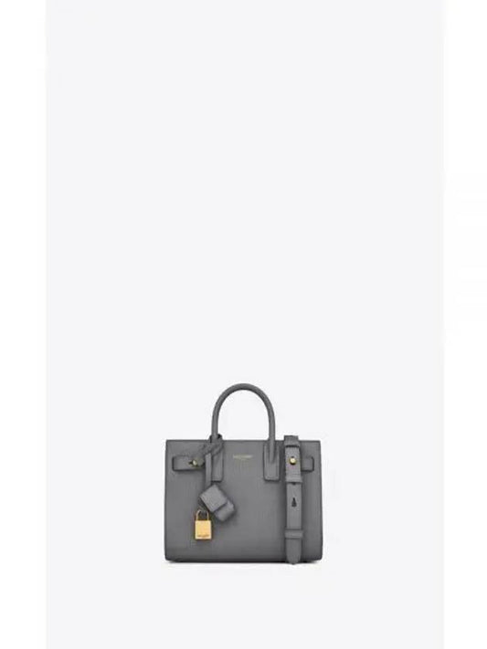 Sac De Jour Tote Bag Grey - SAINT LAURENT - BALAAN 2