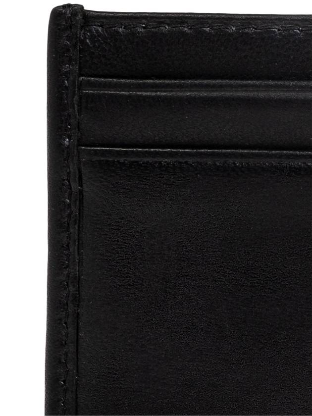 AllSaints Leather Card Holder Dove, Men's, Black - ALLSAINTS - BALAAN 4