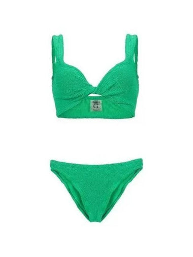 Hunza G Women Bikini Set Green JUNO - HUNZA G - BALAAN 1