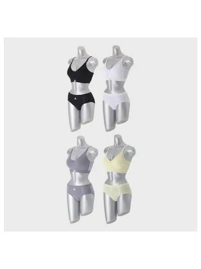 adidas UNDERWEAR No Wire Performance Aero Ready Bra Panties 4SET - ADIDAS - BALAAN 1