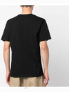 Dressed Fox Patch Classic Short Sleeve T-Shirt Black - MAISON KITSUNE - BALAAN 4