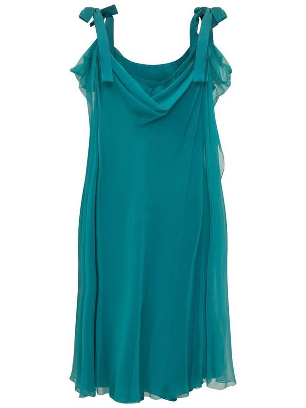 midi dress 04041614 0370 BLUE - ALBERTA FERRETTI - BALAAN 3