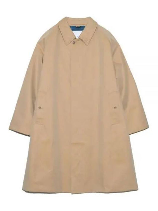 NANAMI AmiCA GORE TEX Balmacaan Coat Beige SUBF263 BE - NANAMICA - BALAAN 1