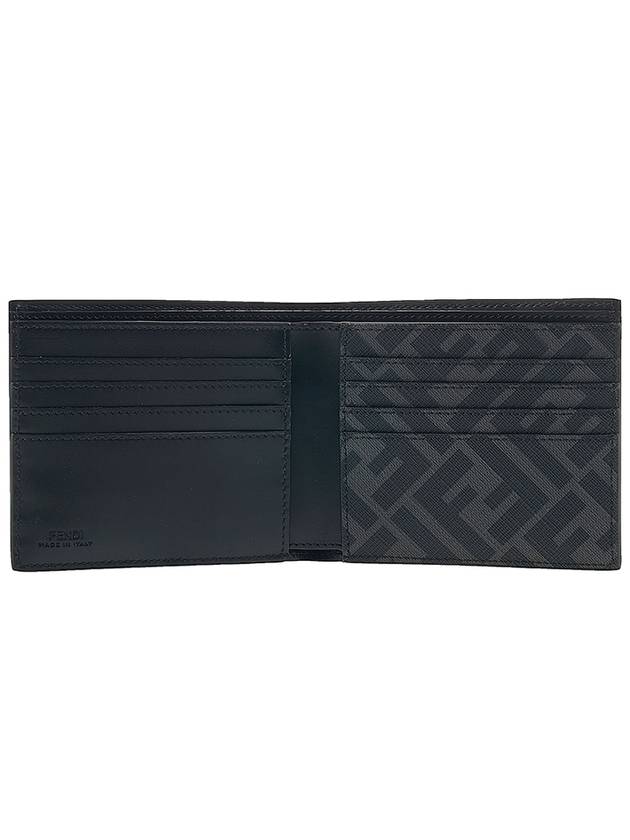 FF Square Leather Compact Bicycle Wallet Black - FENDI - BALAAN 11