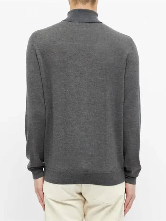 Men's Long Sleeve Wool Turtleneck Grey - A.P.C. - BALAAN 4