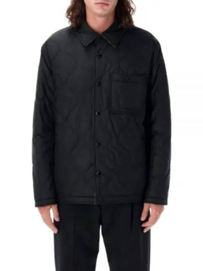 Check Reversible Quilting Jacket Beige Black - BURBERRY - BALAAN 2