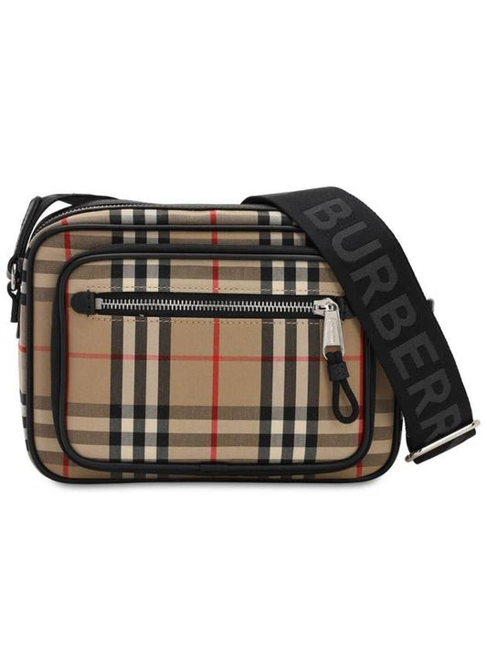 Men's Vintage Check Cross Bag Beige - BURBERRY - BALAAN 2