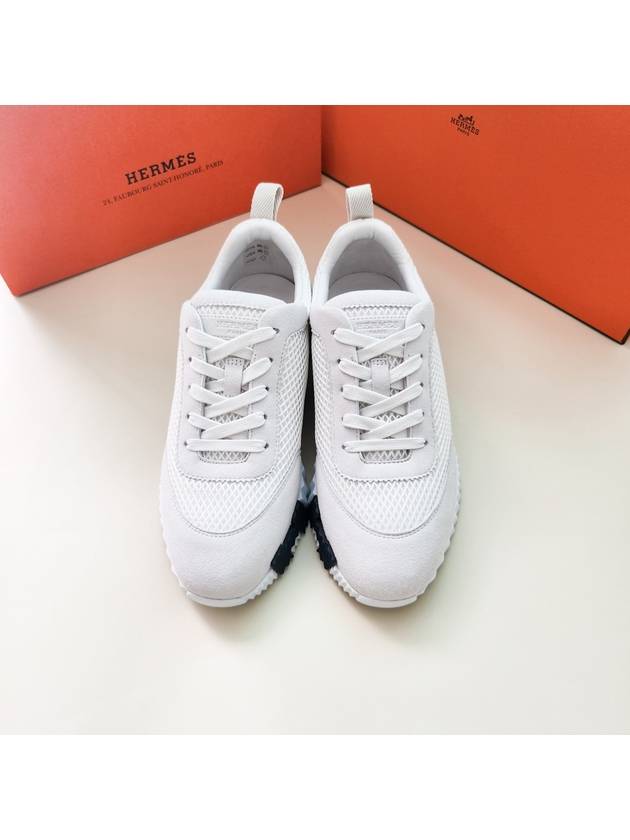 Bouncing Low Top Sneakers Blanc - HERMES - BALAAN 5