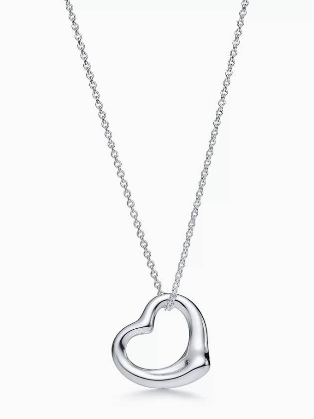 Tiffany Elsa Peretti Open Heart Pendant 22mm 10660084 - TIFFANY & CO. - BALAAN 1