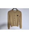 M Beige Black Wappen Women s Cardigan AZ N023 - COMME DES GARCONS - BALAAN 1