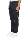 Compass Badge Cargo Straight Pants Blue - STONE ISLAND - BALAAN 3