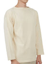 Men's OrGANNIc Cotton Knit Top Ivory - ANDERSEN-ANDERSEN - BALAAN 4