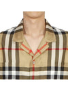 Vintage Check Silk Short Sleeve Shirt Archive Beige - BURBERRY - BALAAN 7