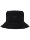 Logo Bucket Hat Black - YOHJI YAMAMOTO - BALAAN 2