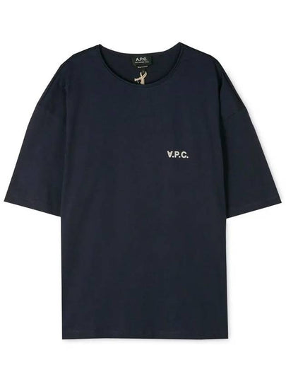 Jeremy Logo Short Sleeve T-shirt Dark Navy - A.P.C. - BALAAN 2