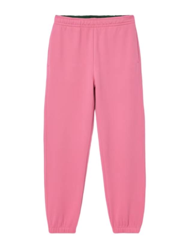 Women's Double Face Pique Track Pants Deep Pink - LACOSTE - BALAAN 1