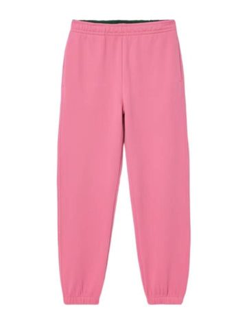 Women's Double Face Pique Track Pants Deep Pink - LACOSTE - BALAAN 1