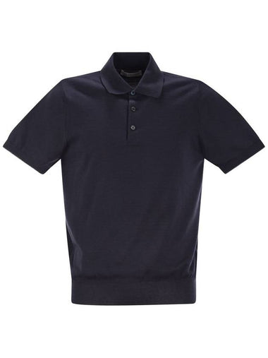 Lightweight cotton knit polo shirt - BRUNELLO CUCINELLI - BALAAN 1