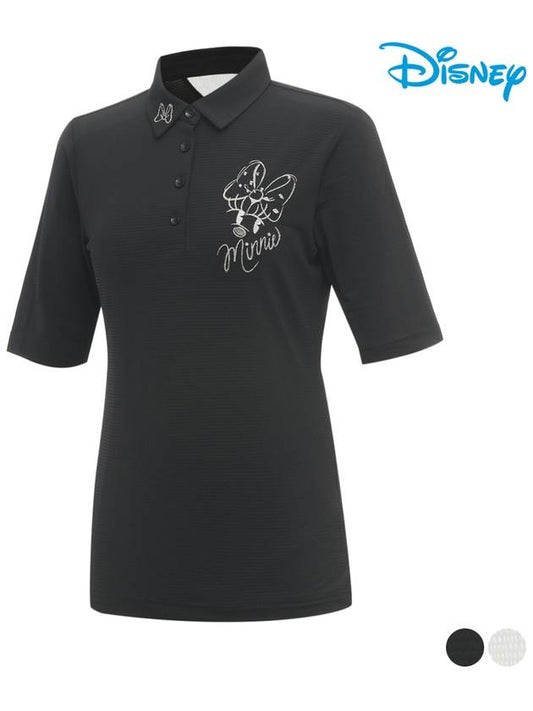 mesh collar t-shirt DL2LTS035 - DISNEY GOLF - BALAAN 2