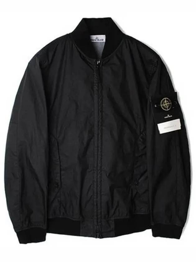 Membrana 3L TC Bomber Jacket Black - STONE ISLAND - BALAAN 2