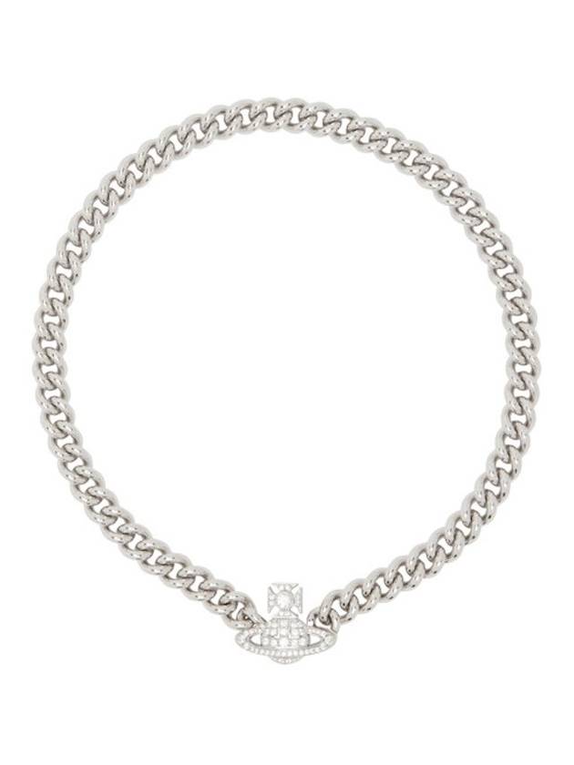 Women's Graziela Small Choker Necklace Platinum - VIVIENNE WESTWOOD - BALAAN 1