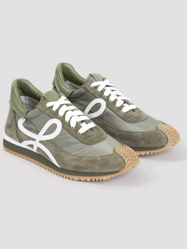 Flow Runner Low Top Sneakers Green - LOEWE - BALAAN 4