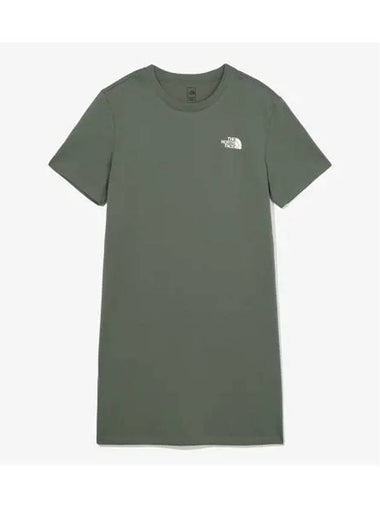 The North Face NT7ZQ40B Women s Essential Short Sleeve Mini Dress - THE NORTH FACE - BALAAN 1