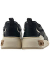 Ferragamo Gancini low top sneakers COSIMINA 1 NERO 0763650 - SALVATORE FERRAGAMO - BALAAN 4