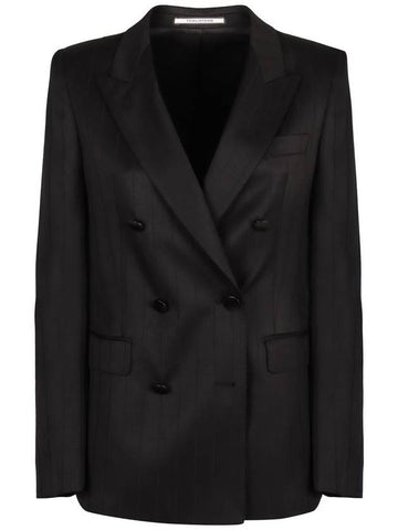 Tagliatore Double-Breasted Wool Blazer - TAGLIATORE - BALAAN 1