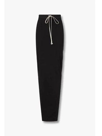 WOMEN DRKSHDW STRING COTTON FILLER SKIRT BLACK - RICK OWENS - BALAAN 1