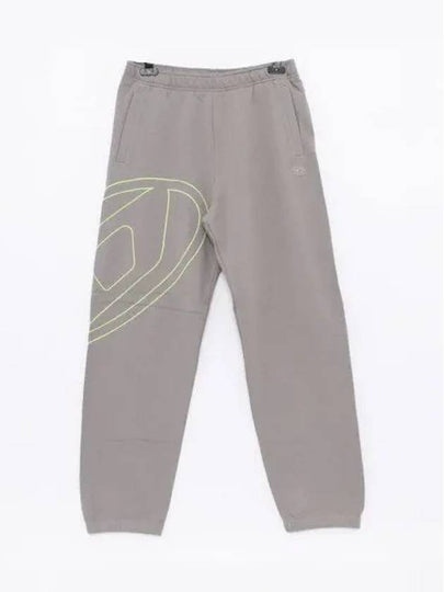 Mega Oval D Track Pant Grey - DIESEL - BALAAN 2