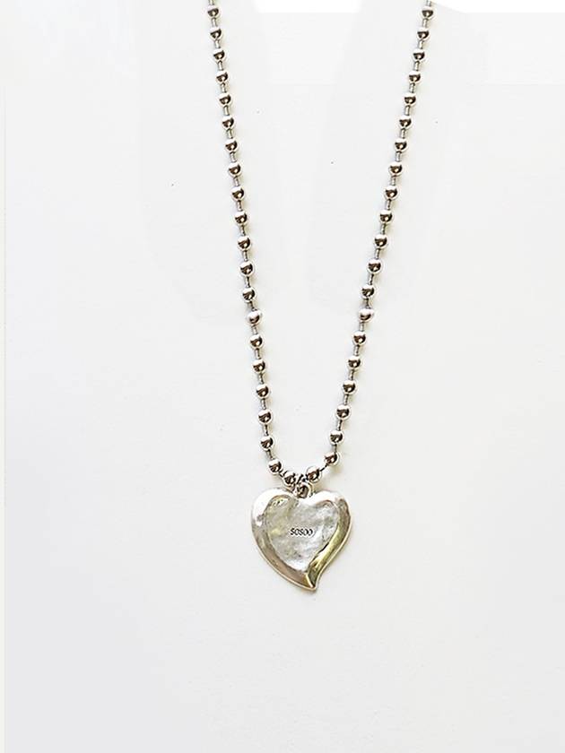 Heart Ball Chain Necklace Heart Ball Chain Necklace - SOSOO - BALAAN 1