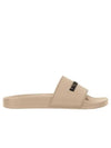 Logo Slides Slippers Beige - BALENCIAGA - BALAAN 2