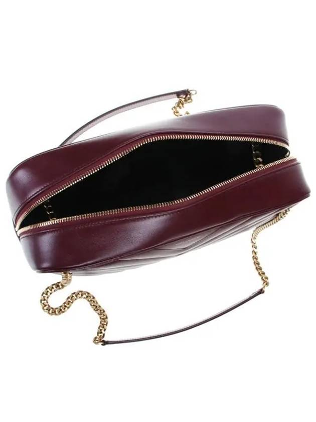 Joan Camera Shoulder Bag Burgundy - SAINT LAURENT - BALAAN 7