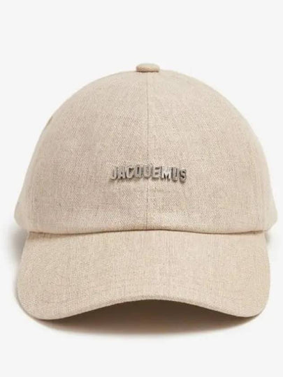 Logo Ball Cap Light Grey - JACQUEMUS - BALAAN 2