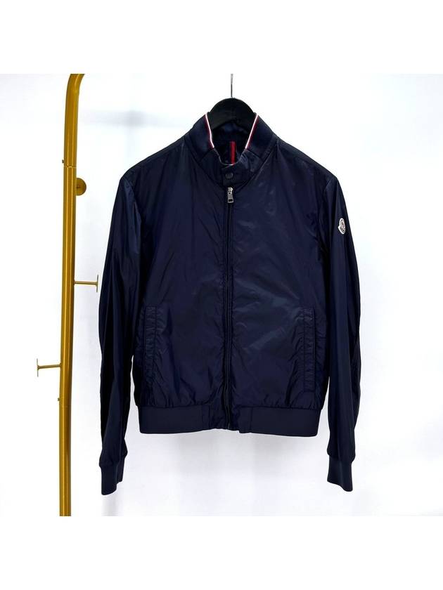 Lepe windbreaker zip up jacket navy size 2 - MONCLER - BALAAN 3