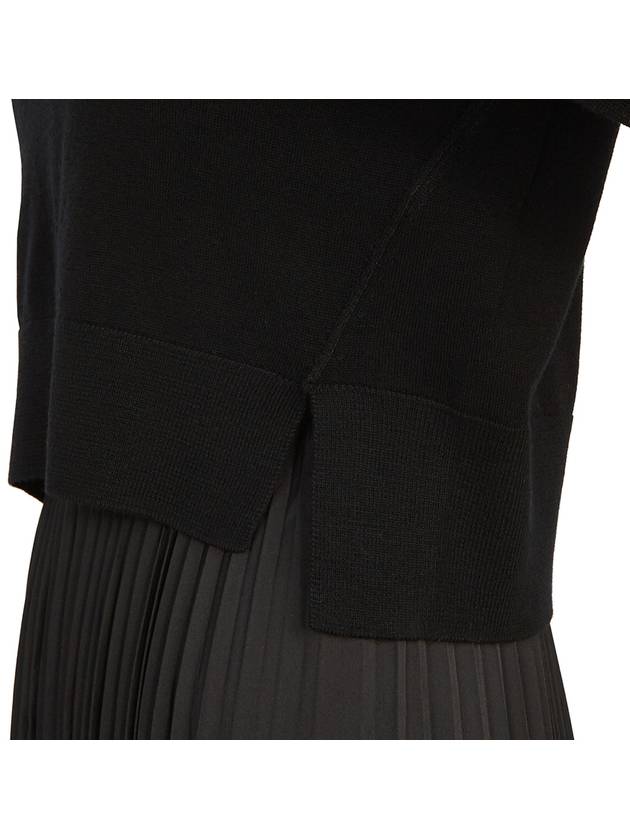 Nadia Women's Sleeveless Long Pleated Dress WD033Z BLACK Knit Set - ALLSAINTS - BALAAN 9