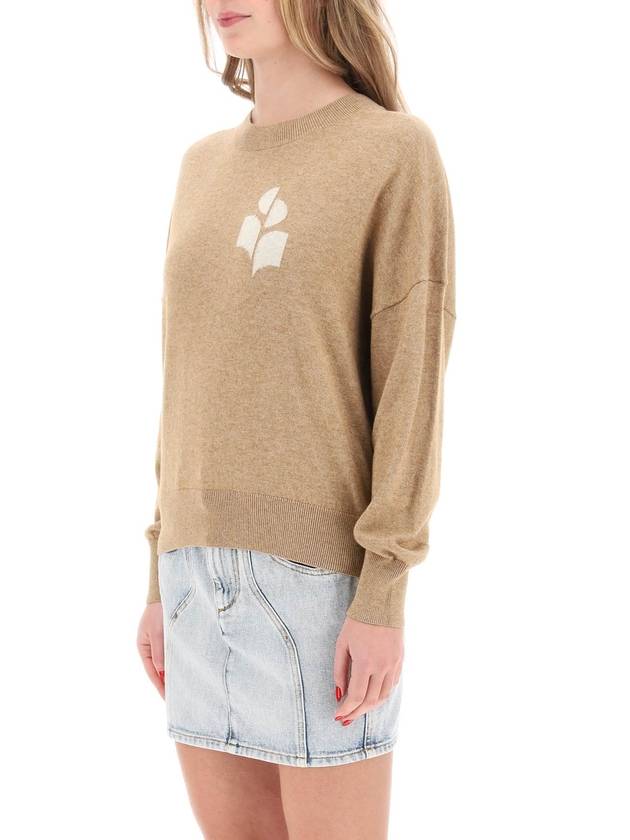 Marisance Crew Neck Wool Knit Top Beige - ISABEL MARANT ETOILE - BALAAN 5