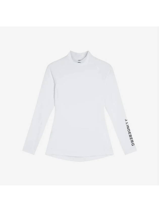 Asa Soft Compression Long Sleeve T-Shirt White - J.LINDEBERG - BALAAN 3