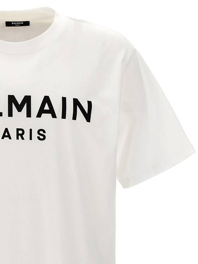 Balmain Logo Print T-Shirt - BALMAIN - BALAAN 3