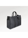 Sac Plat 24H Monogram Eclipse Tote Bag Black - LOUIS VUITTON - BALAAN 4