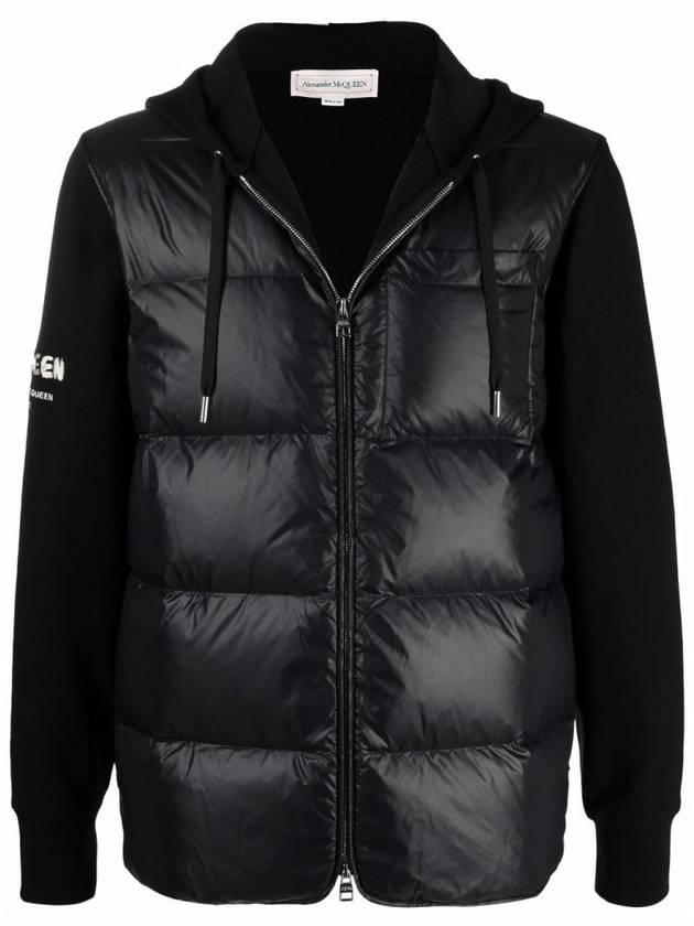 Logo Hooded Padding Jacket Black - ALEXANDER MCQUEEN - BALAAN 2