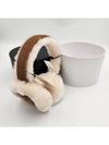 Sheepskin Embroidery Earmuff Chestnut - UGG - BALAAN 3