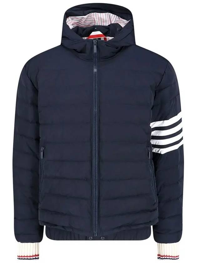 Poly Twill Down Filled 4-Bar Ski Padding Navy - THOM BROWNE - BALAAN 2