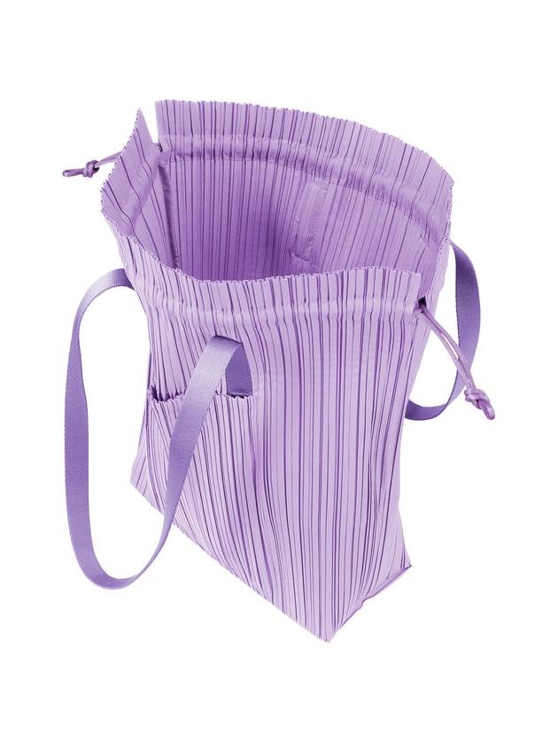 Pleated Tote Bag Purple - ISSEY MIYAKE - BALAAN 4