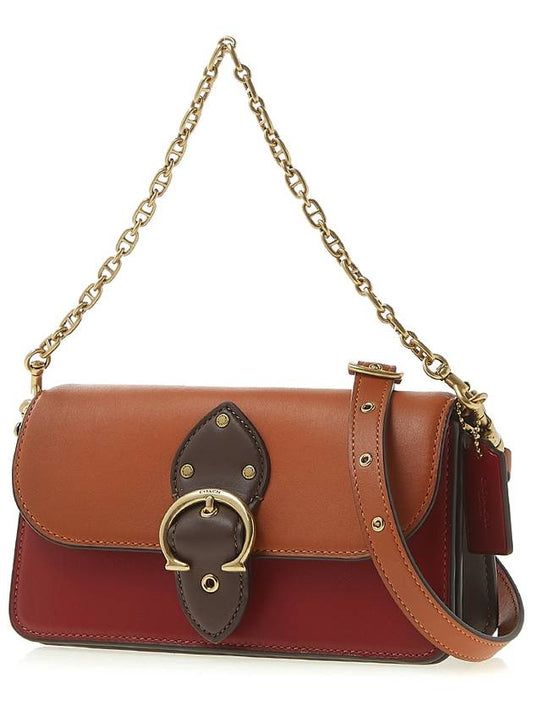 Color block beat shoulder bag C2617 BRICK RED MULTI - COACH - BALAAN 2