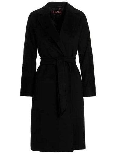 22FW SUPERBO belted coat black 60161429 013 - MAX MARA - BALAAN 1