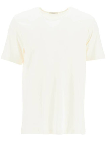 t-shirt with wide round neck - LEMAIRE - BALAAN 1